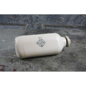 Antique Royal Doulton London stoneware crockery bed foot warmer bottle